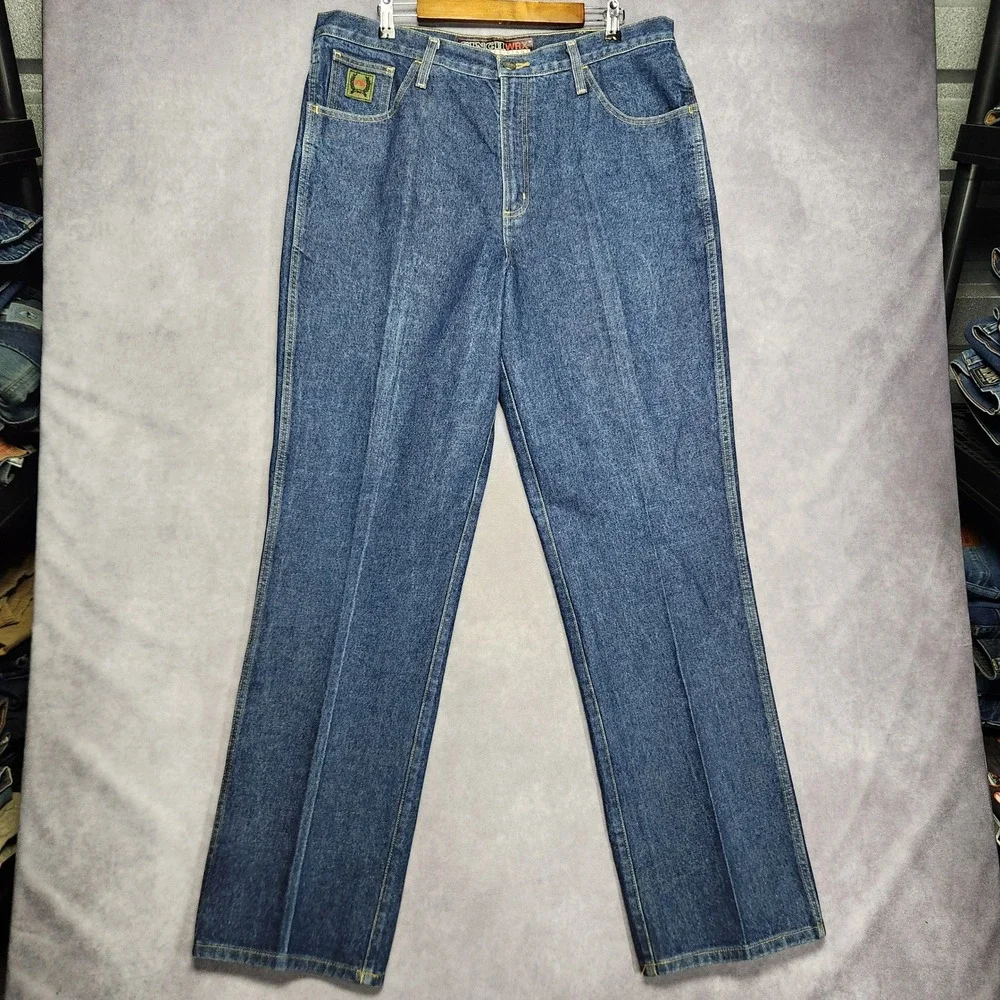 Vintage Cinch WRX FR Flame Resistant Green Label Jeans 38x36 Mens Workwear Pants